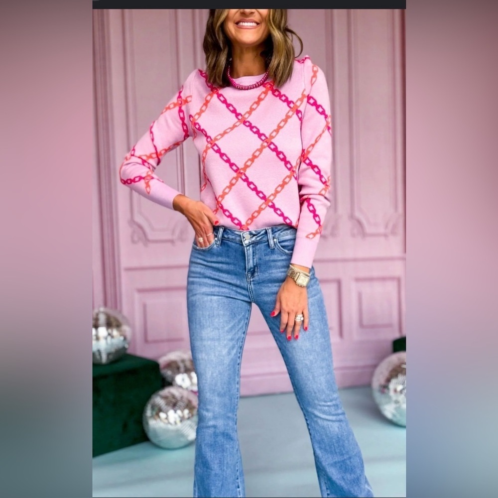 THML Lilac Chain Sweater